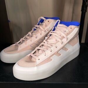 Adidas Size 11.5 12 Pale Pink Znsored Hi Rise Sneaker
